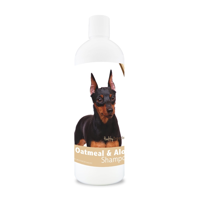 Miniature Pinscher Oatmeal Shampoo with Aloe 16 oz