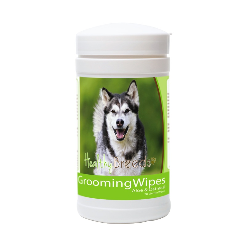 Alaskan Malamute Grooming Wipes 70 Count