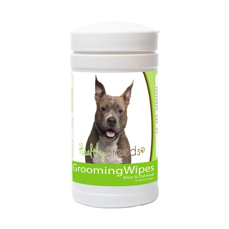 American Staffordshire Terrier Grooming Wipes 70 Count