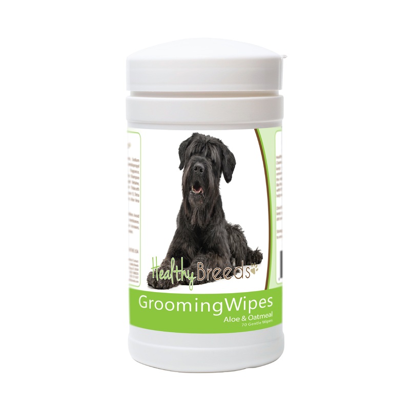 Black Russian Terrier Grooming Wipes 70 Count