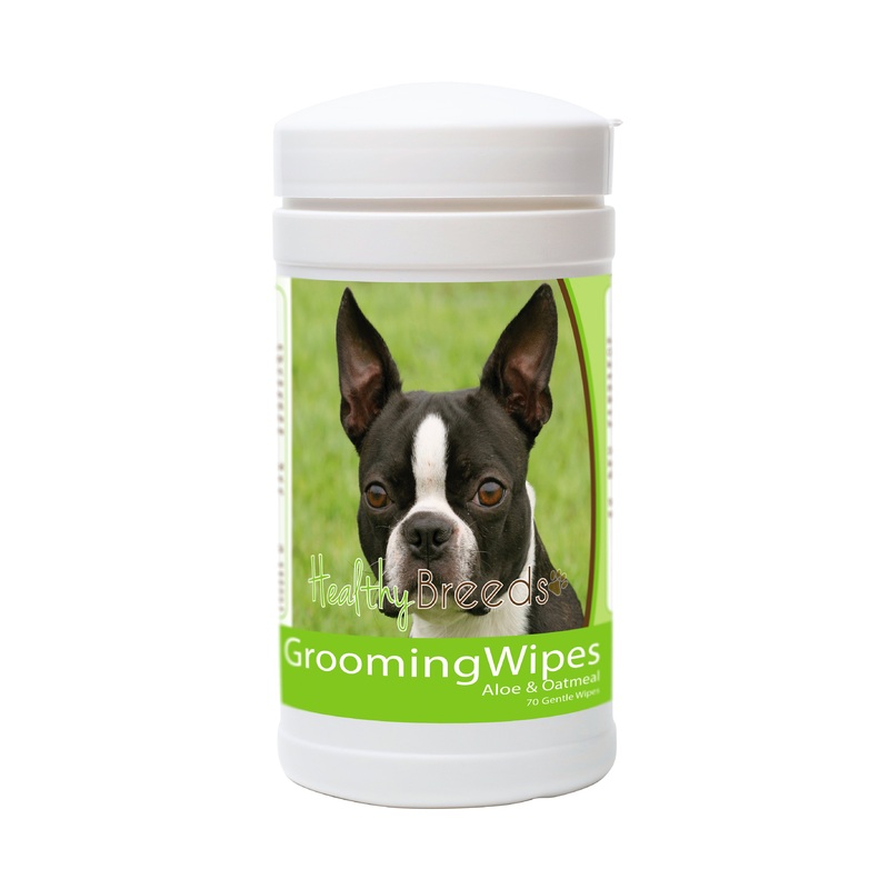 Boston Terrier Grooming Wipes 70 Count