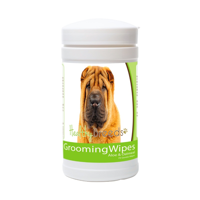 Chinese Shar Pei Grooming Wipes 70 Count