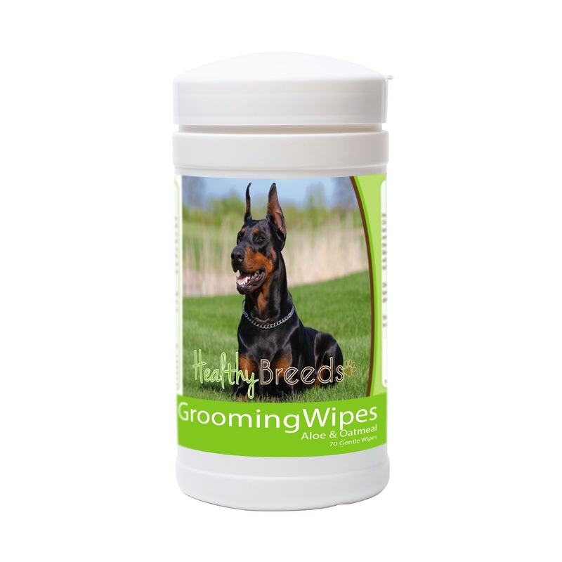 Doberman Pinscher Grooming Wipes 70 Count
