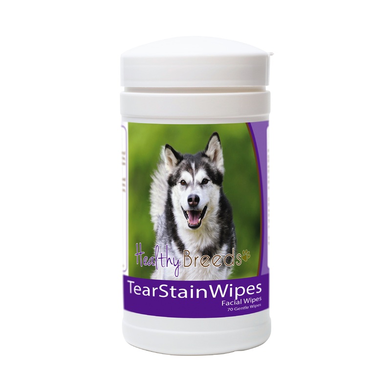 Alaskan Malamute Tear Stain Wipes 70 Count