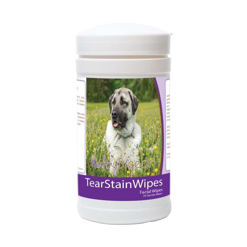 Anatolian Shepherd Dog Tear Stain Wipes 70 Count