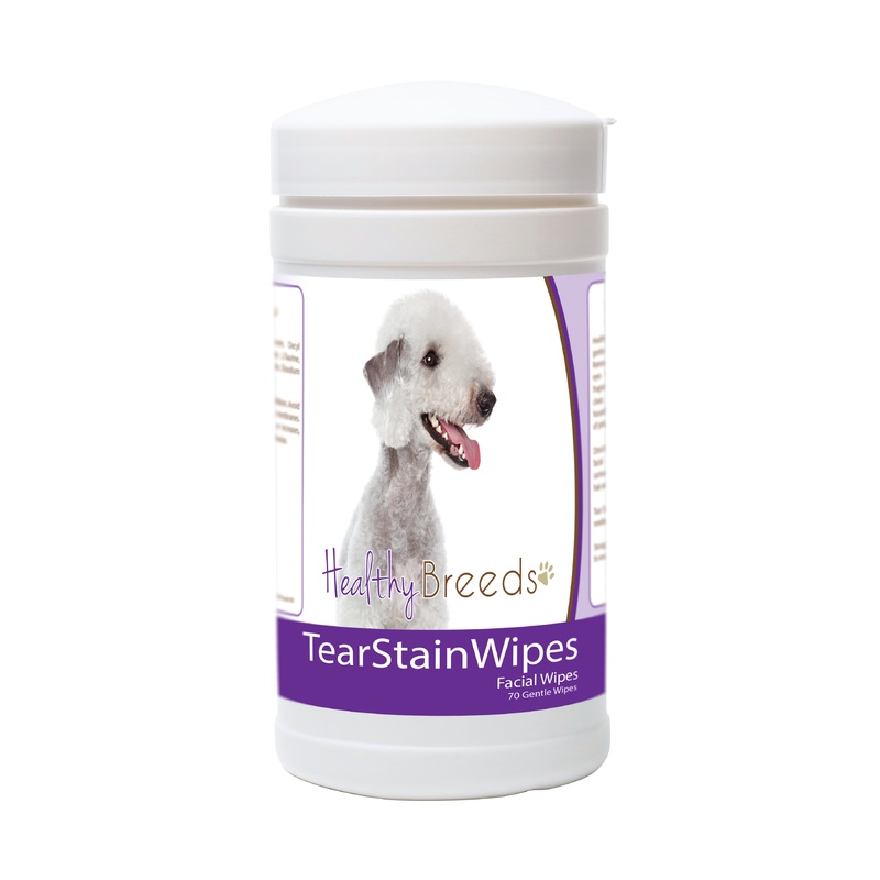Bedlington Terrier Tear Stain Wipes 70 Count