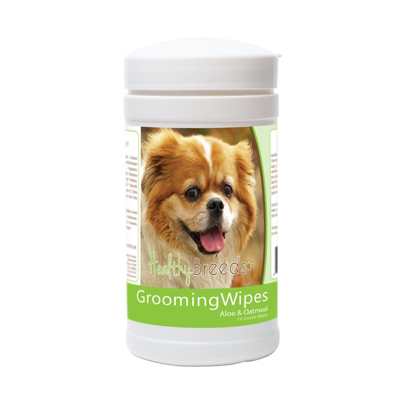 Tibetan Spaniel Grooming Wipes 70 Count