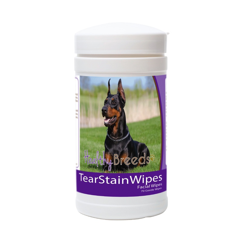Doberman Pinscher Tear Stain Wipes 70 Count