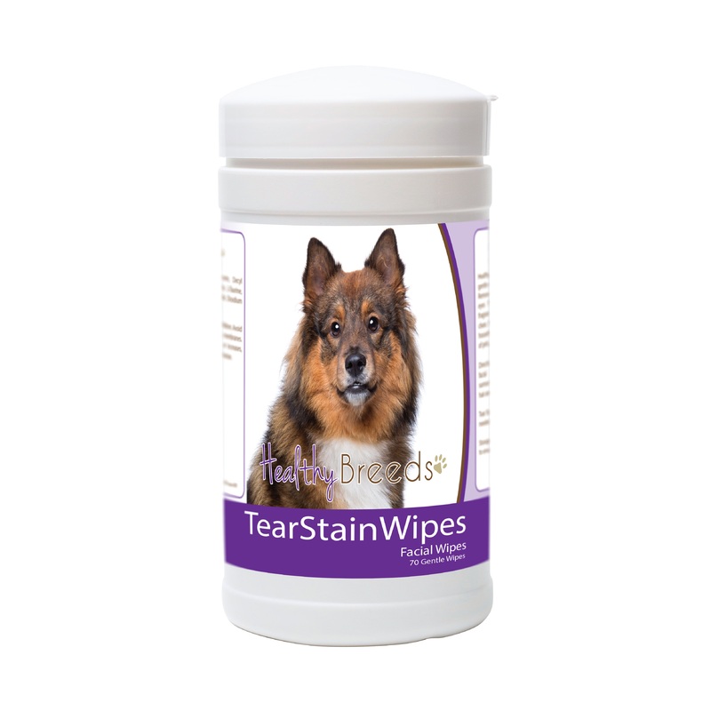 Eurasier Tear Stain Wipes 70 Count