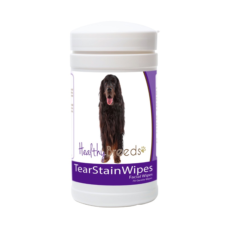 Gordon Setter Tear Stain Wipes 70 Count