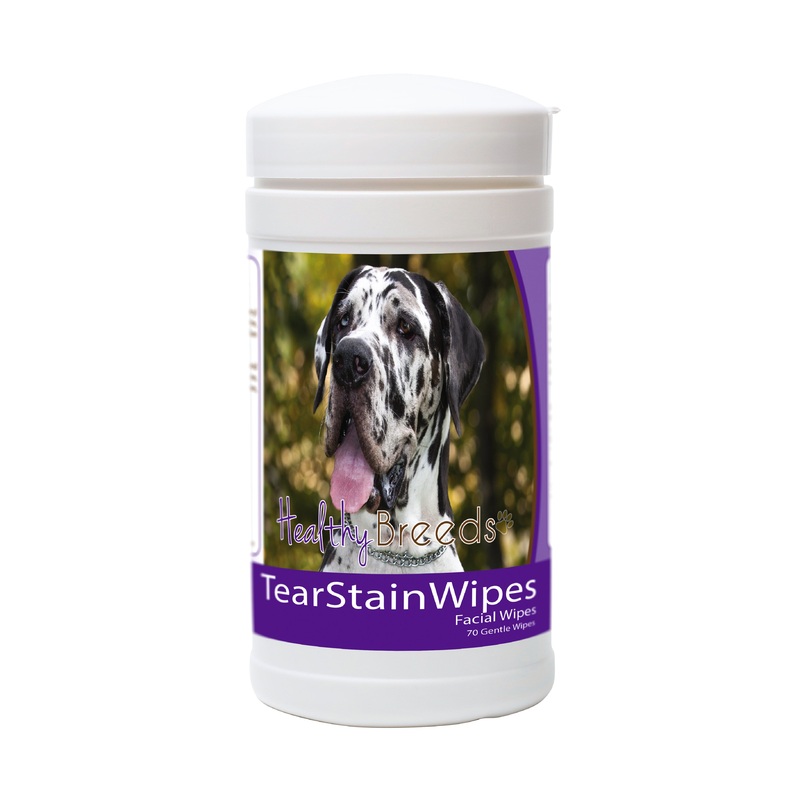 Great Dane Tear Stain Wipes 70 Count