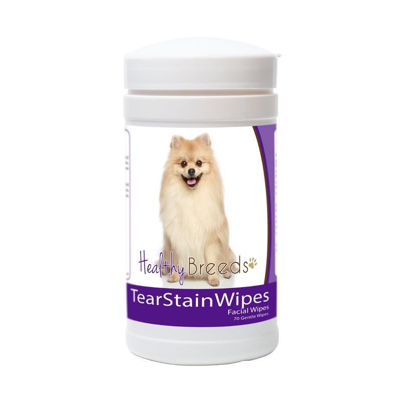Pomeranian Tear Stain Wipes 70 Count