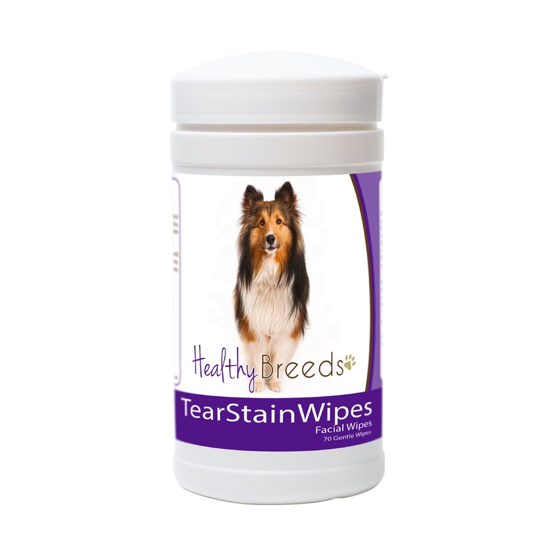 Shetland Sheepdog Tear Stain Wipes 70 Count