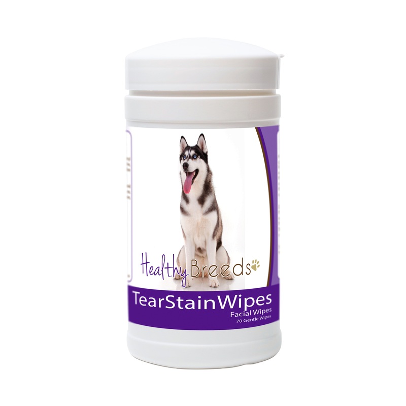 Siberian Husky Tear Stain Wipes 70 Count