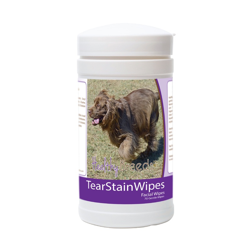 Sussex Spaniel Tear Stain Wipes 70 Count