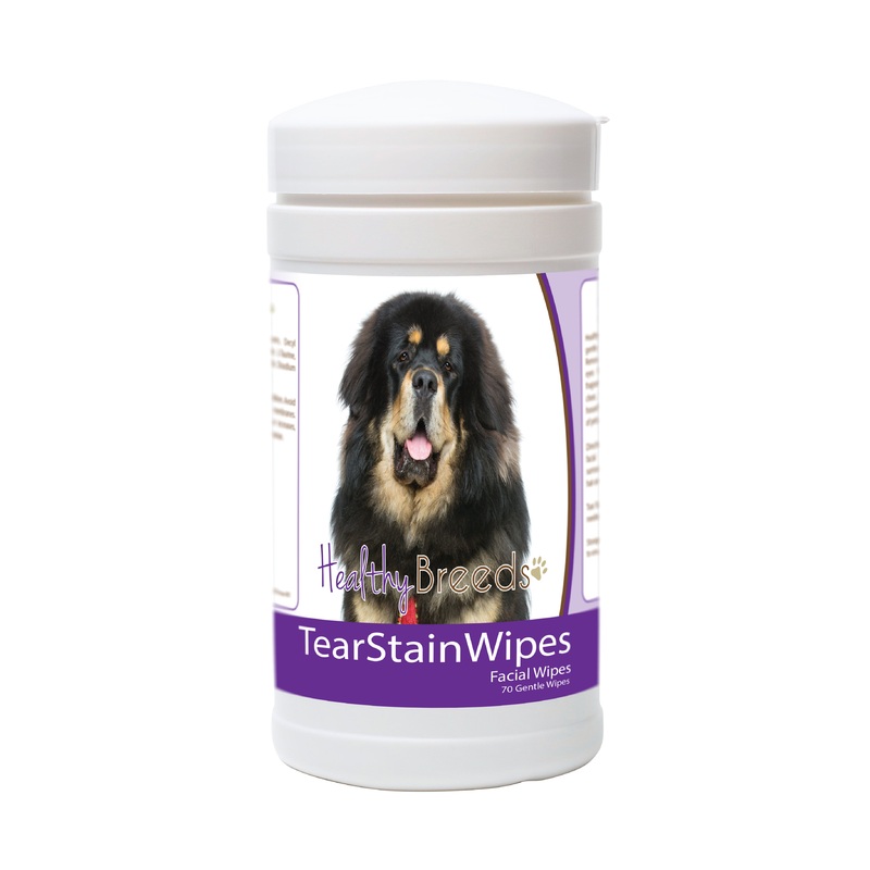 Tibetan Mastiff Tear Stain Wipes 70 Count