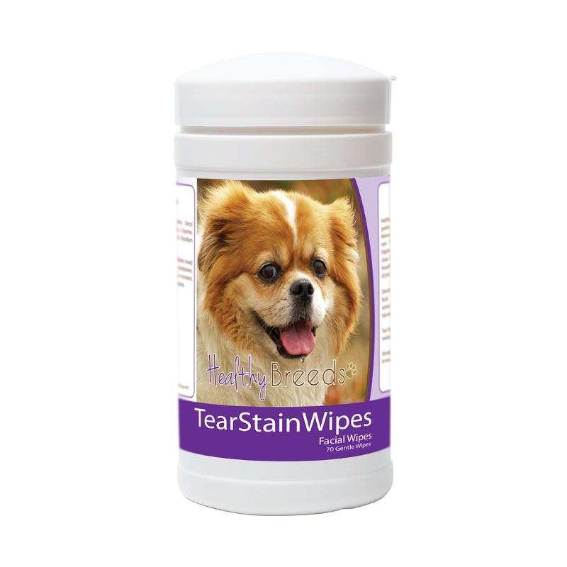 Tibetan Spaniel Tear Stain Wipes 70 Count
