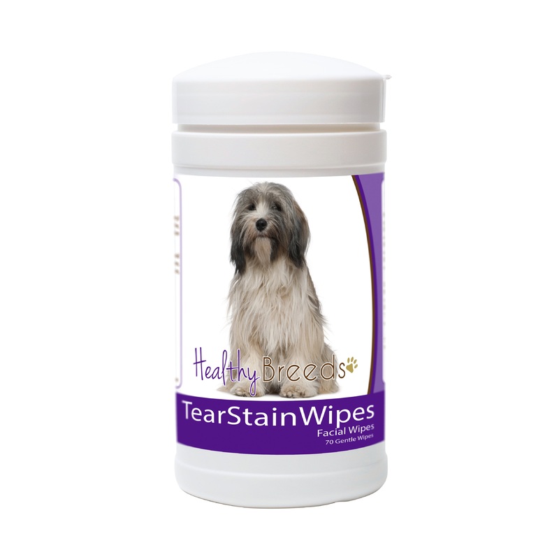 Tibetan Terrier Tear Stain Wipes 70 Count