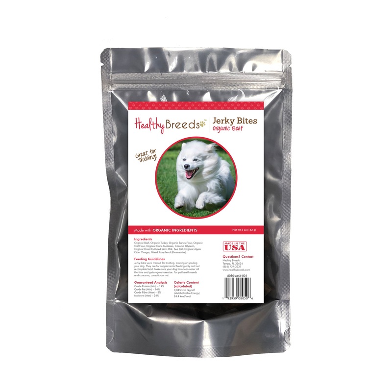 American Eskimo Dog Jerky Bites Beef Recipe Dog Treats 5 oz