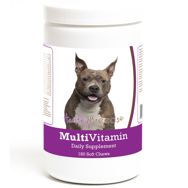 American Staffordshire Terrier Multivitamin Soft Chew for Dogs 180 Count