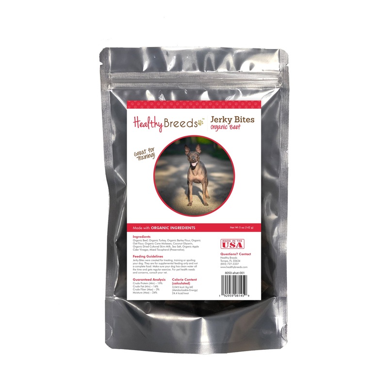 AmericanHairlessTerrier Jerky Bites Beef Recipe Dog Treats 5 oz
