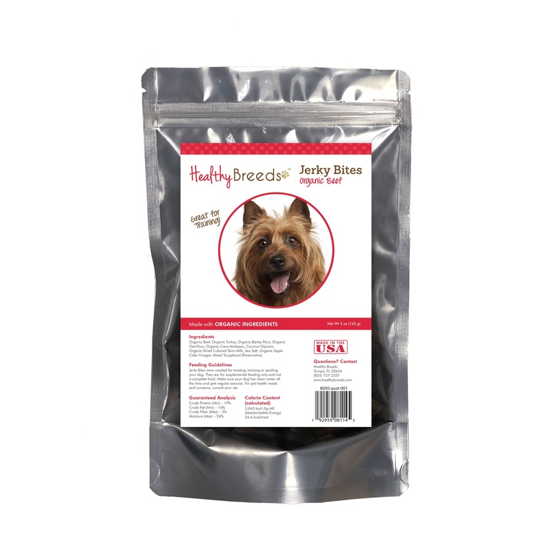 Australian Terrier Jerky Bites Beef Recipe Dog Treats 5 oz