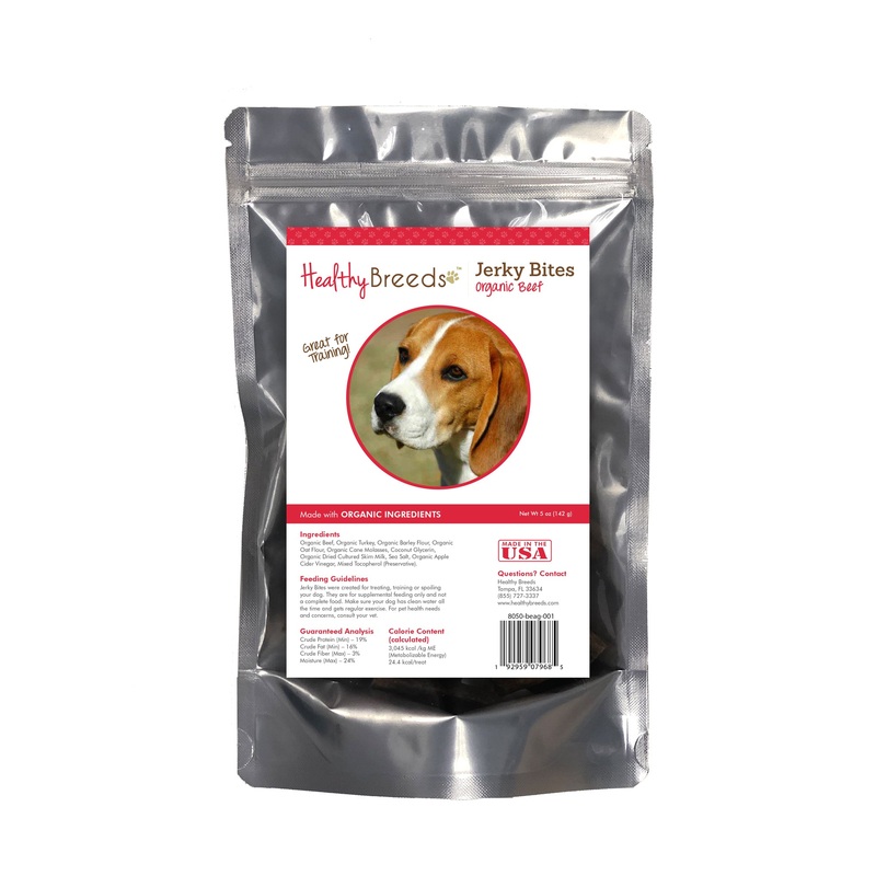 Beagle Jerky Bites Beef Recipe Dog Treats 5 oz