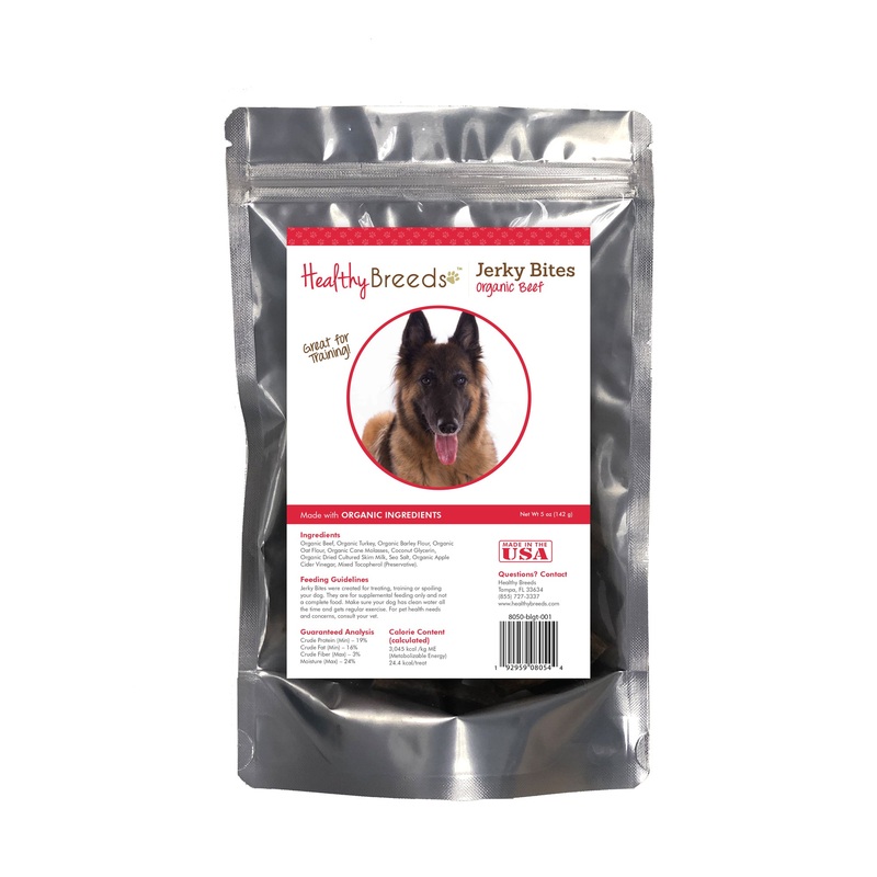 Belgian Tervuren Jerky Bites Beef Recipe Dog Treats 5 oz