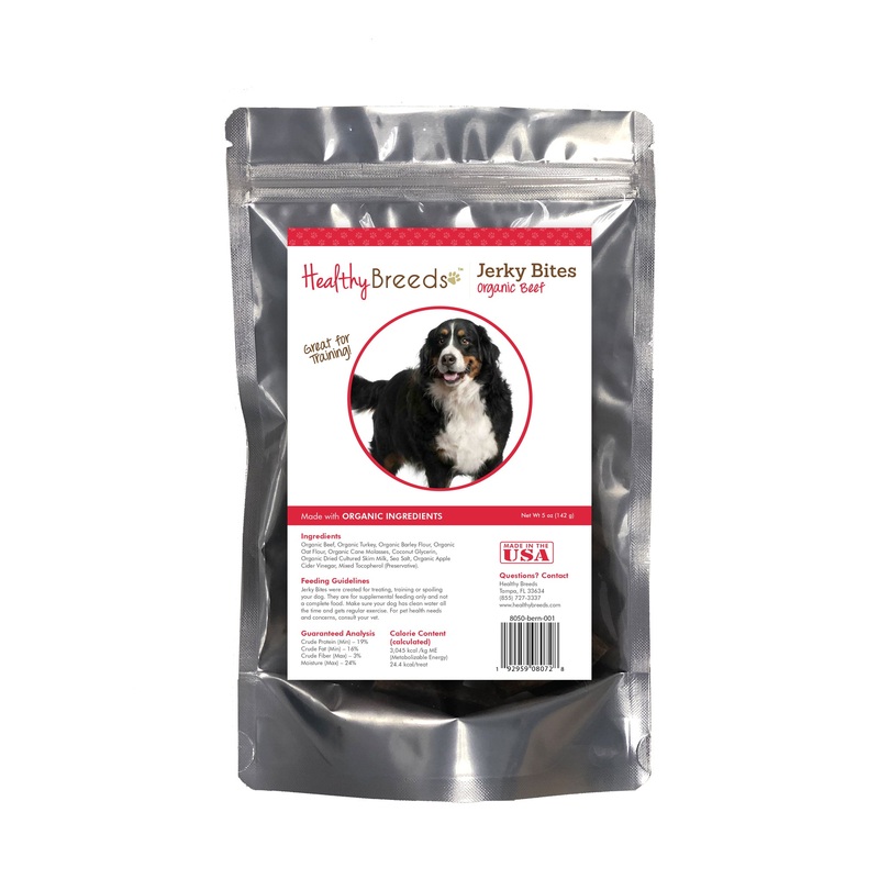 Bernese Mountain Dog Jerky Bites Beef Recipe Dog Treats 5 oz