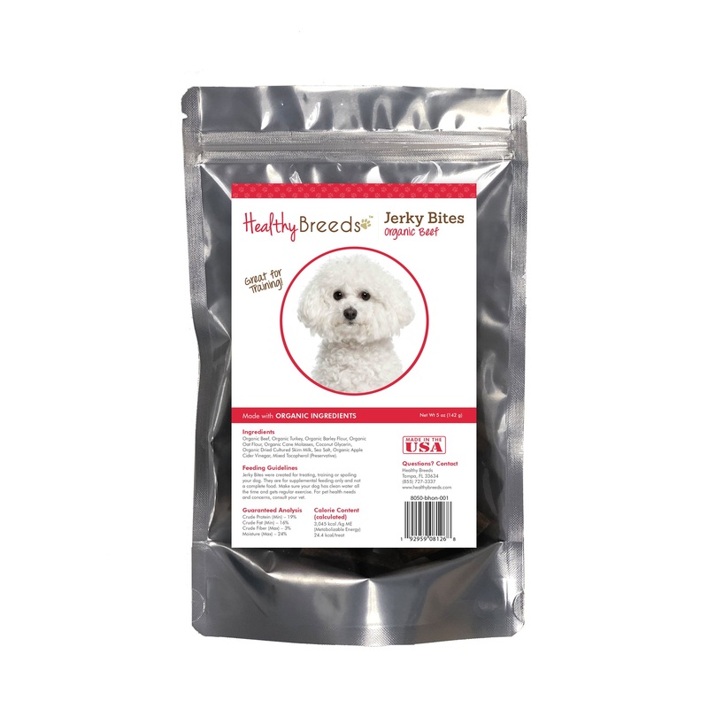 Bichon Frise Jerky Bites Beef Recipe Dog Treats 5 oz