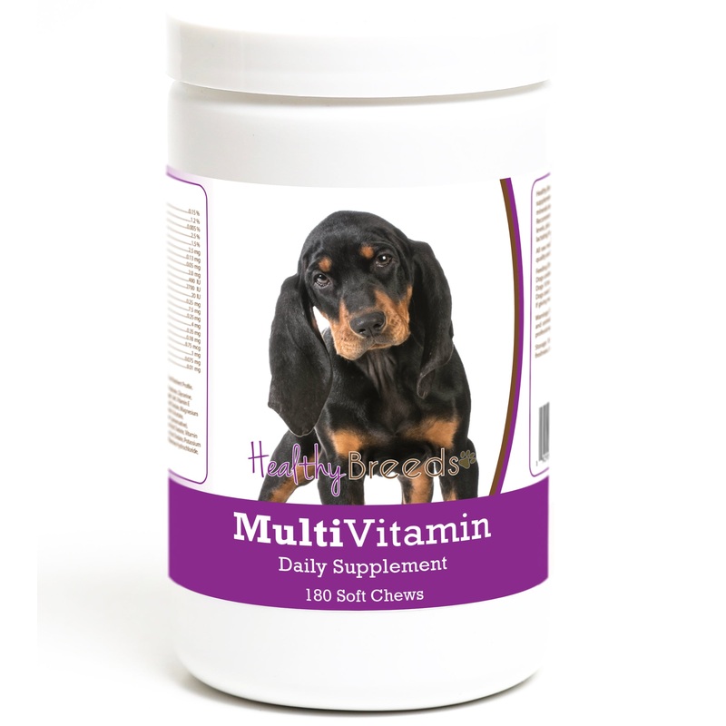 Black and Tan Coonhound Multivitamin Soft Chew for Dogs 180 Count