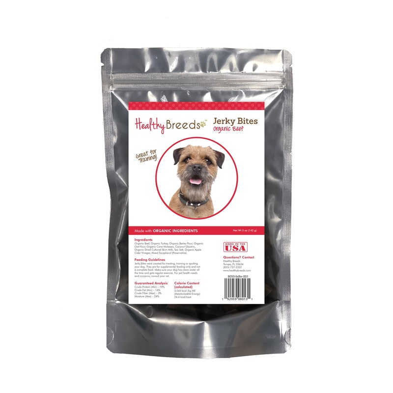 Border Terrier Jerky Bites Beef Recipe Dog Treats 5 oz