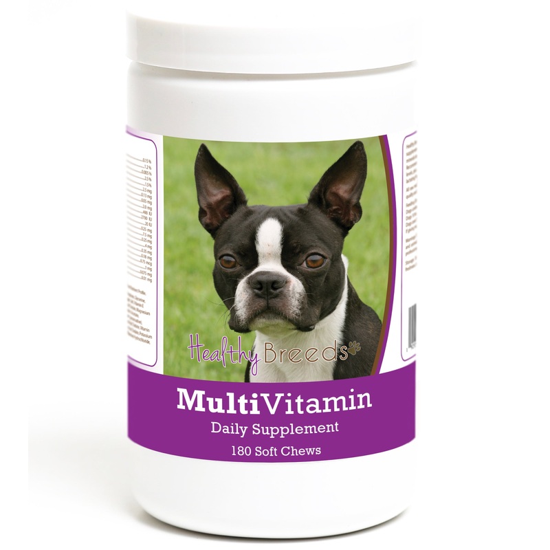Boston Terrier Multivitamin Soft Chew for Dogs 180 Count