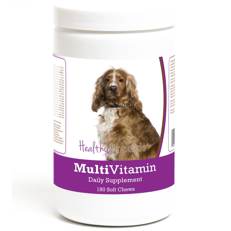 English Cocker Spaniel Multivitamin Soft Chew for Dogs 180 Count