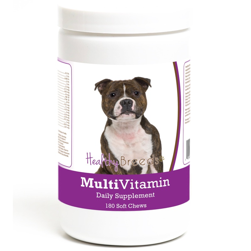 Staffordshire Bull Terrier Multivitamin Soft Chew for Dogs 180 Count