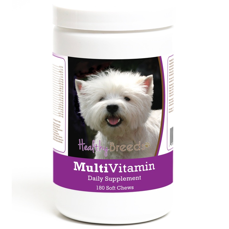West Highland White Terrier Multivitamin Soft Chew for Dogs 180 Count