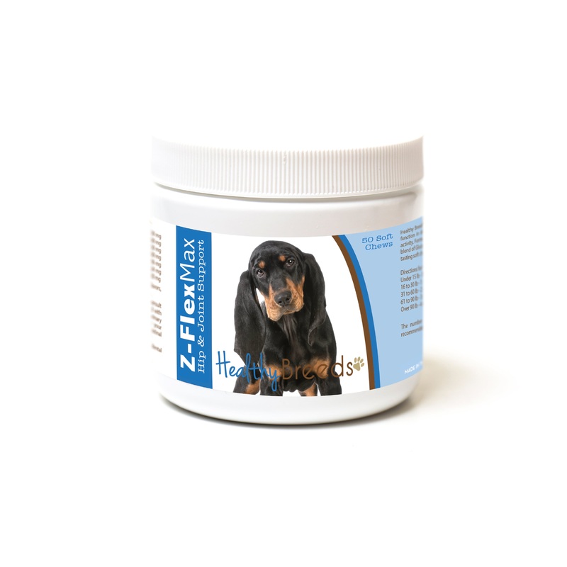 Black and Tan Coonhound Z-Flex Max Hip and Joint Soft Chews 50 Count