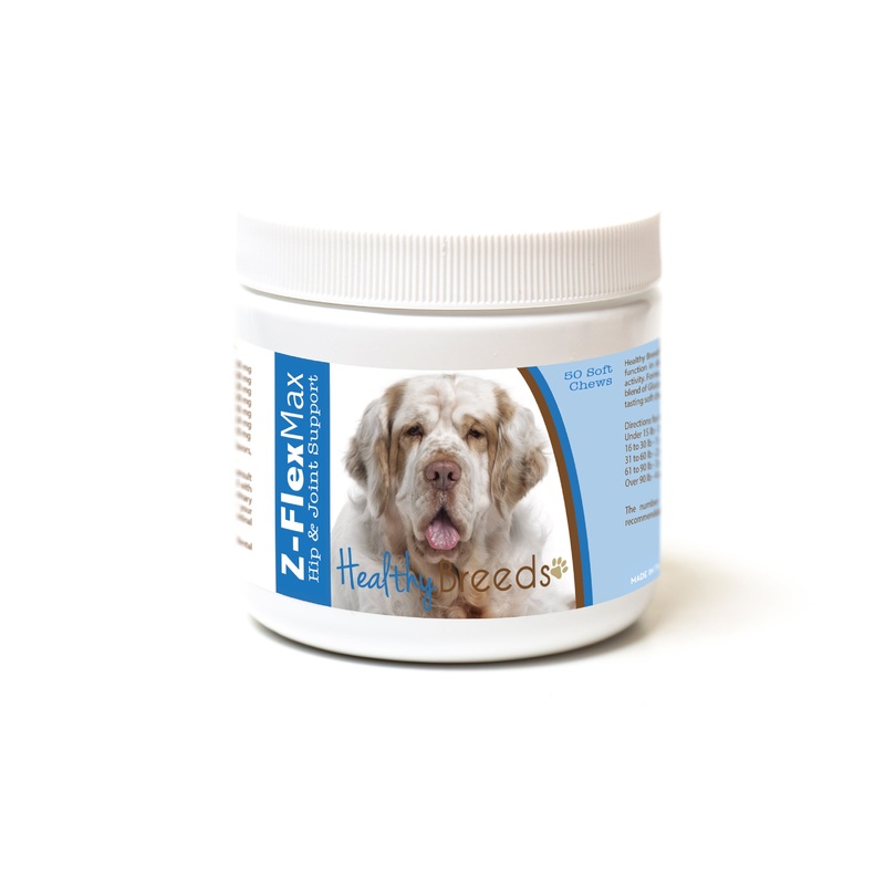 Clumber Spaniel Z-Flex Max Hip and Joint Soft Chews 50 Count