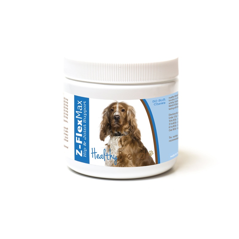 English Cocker Spaniel Z-Flex Max Hip and Joint Soft Chews 50 Count