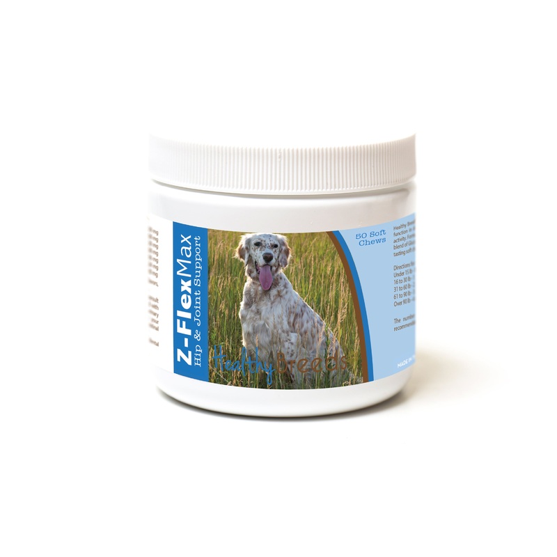 English Setter Z-Flex Max Hip and Joint Soft Chews 50 Count