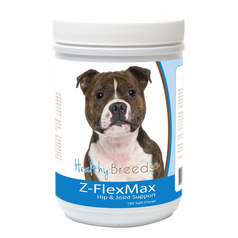 Staffordshire Bull Terrier Z-Flex Max Dog Hip and Joint Support 180 Count