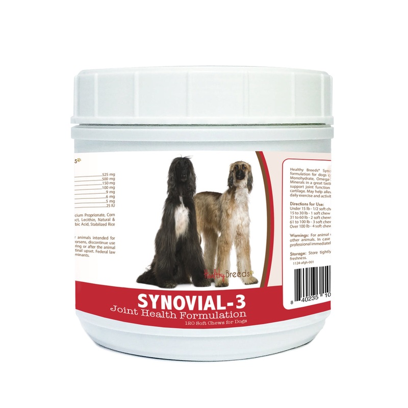 Afghan Hound Synovial-3 Joint Health Formulation Soft Chews 120 Count