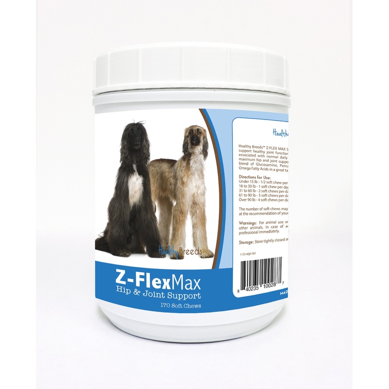 Afghan Hound Z-Flex Max Hip and Joint Soft Chews 170 Count
