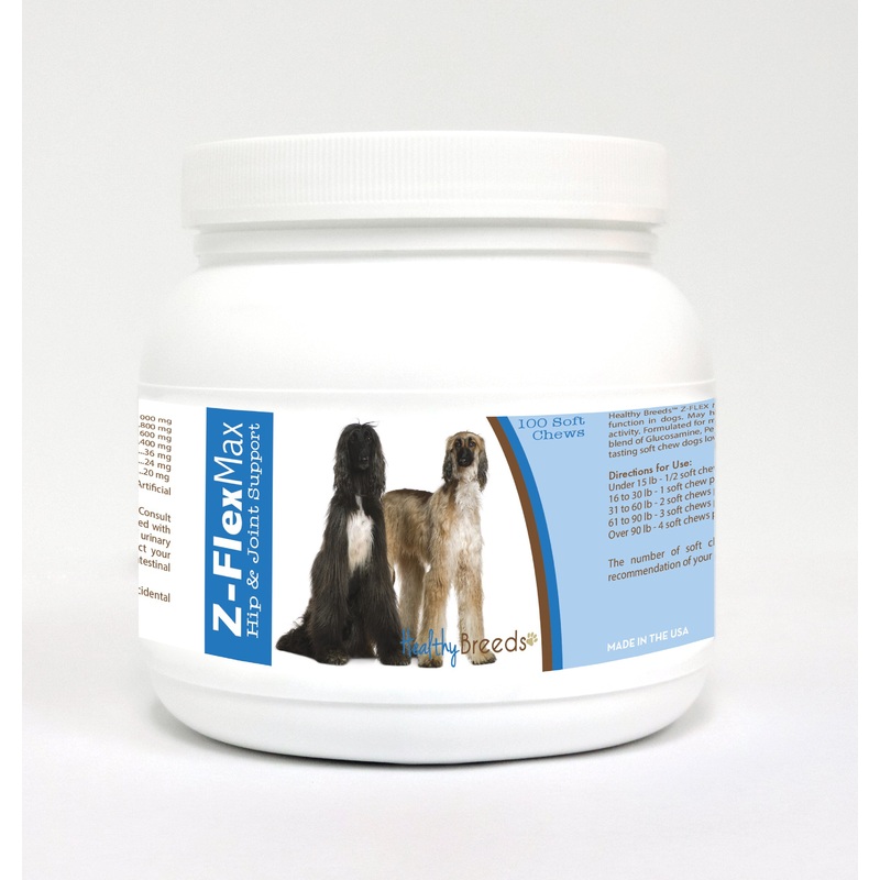 Afghan Hound Z-Flex Max Hip & Joint Soft Chews 100 Count