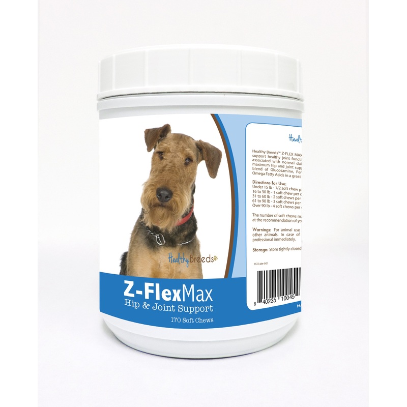 Airedale Terrier Z-Flex Max Hip and Joint Soft Chews 170 Count