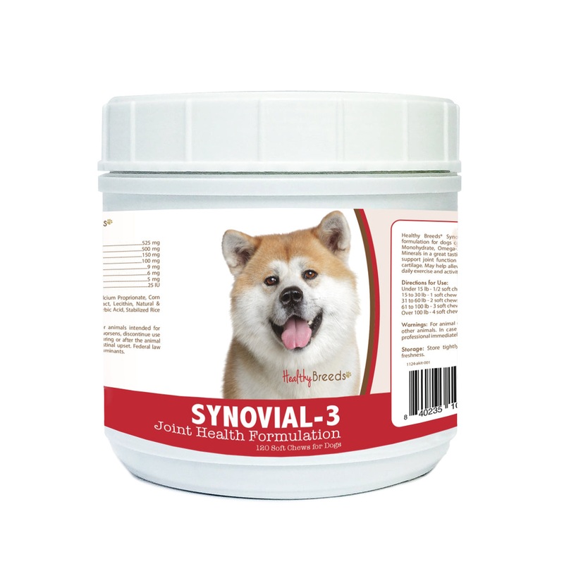Akita Synovial-3 Joint Health Formulation Soft Chews 120 Count