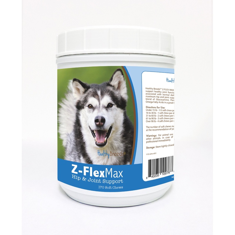 Alaskan Malamute Z-Flex Max Hip and Joint Soft Chews 170 Count