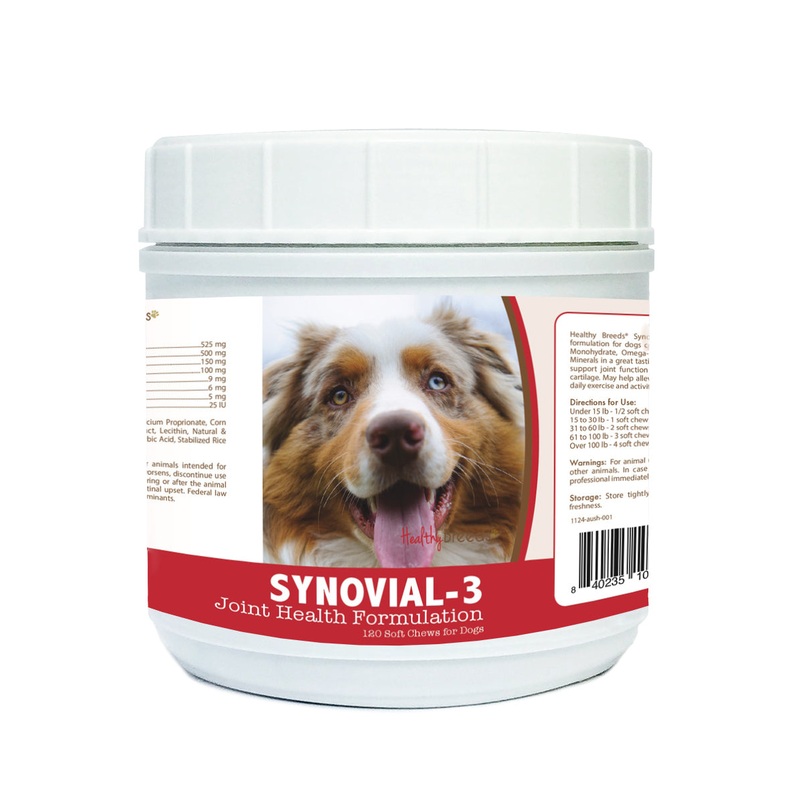 Australian Shepherd Synovial-3 Joint Health Formulation Soft Chews 120 Count