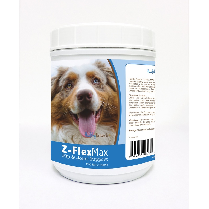 Australian Shepherd Z-Flex Max Hip and Joint Soft Chews 170 Count