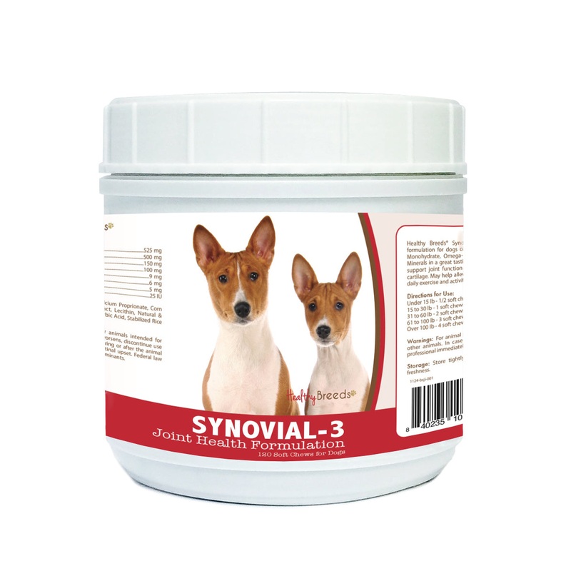 Basenji Synovial-3 Joint Health Formulation Soft Chews 120 Count